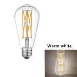 ampoule led filament dorée transparente vintage 12w 16w 220v blanc chaud dimmable e27