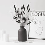 bouquet pampas séchés blanc rose bleu boho fluffly décoration maison anniversaire mariage party