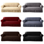 housse canapé extensible anti poussière moderne salon trois places douce antidérapante