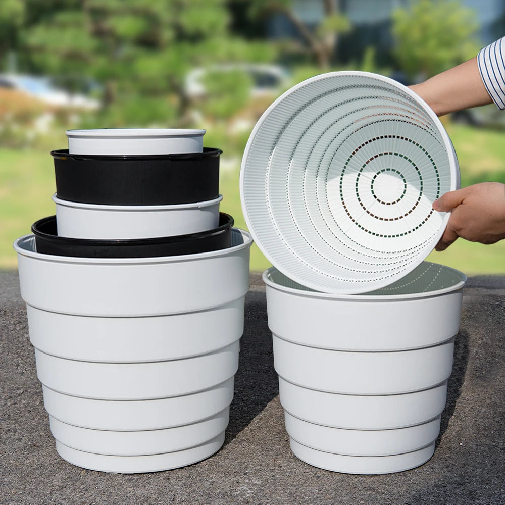 Ensemble de cache-pots Meshpot de différentes couleurs