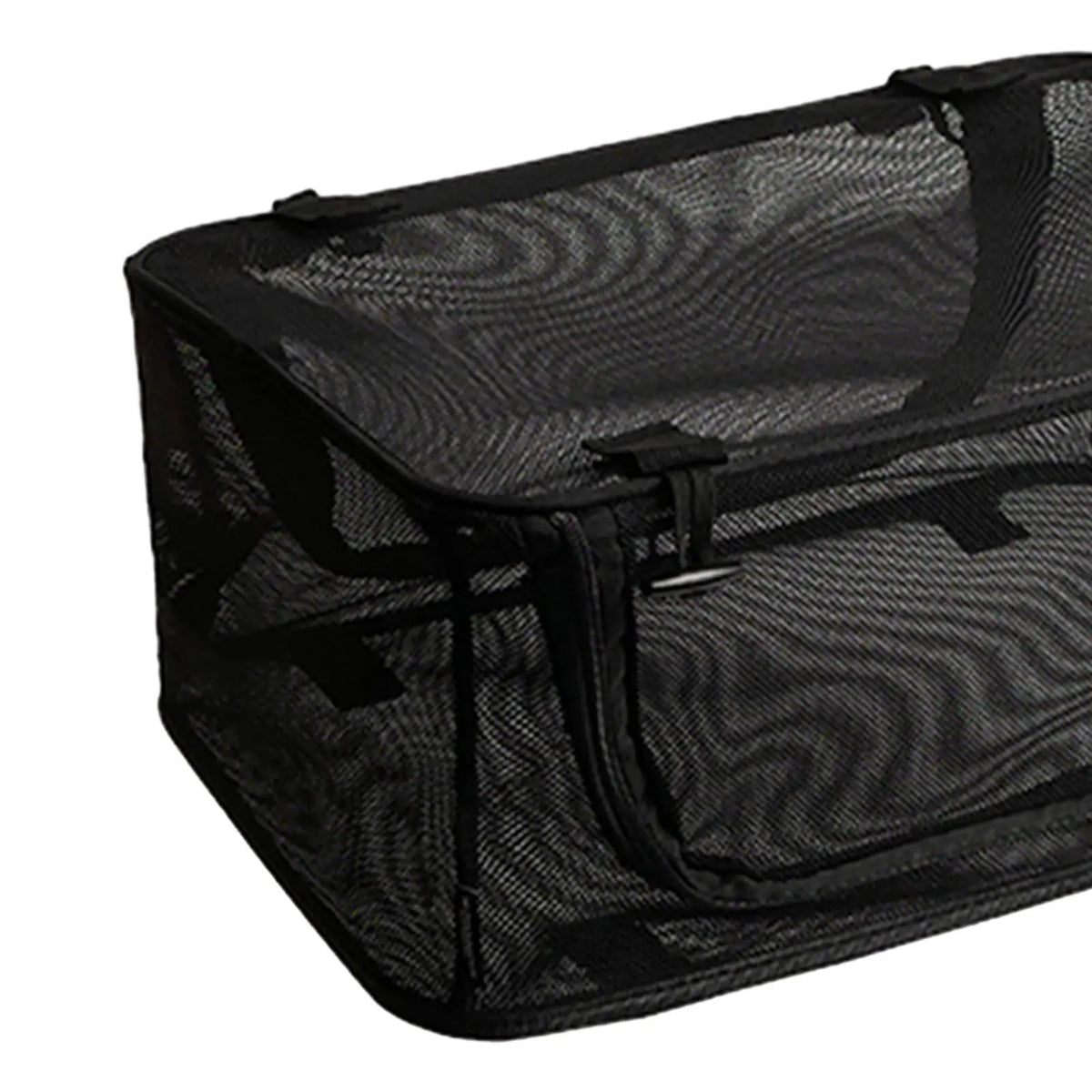 filet rangement noir vaisselle camping table pliante sac portable maille fine clips modernes