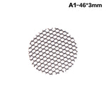 grille circulaire led noir maille fine moderne éclairage doux antiéblouissement chambre salon