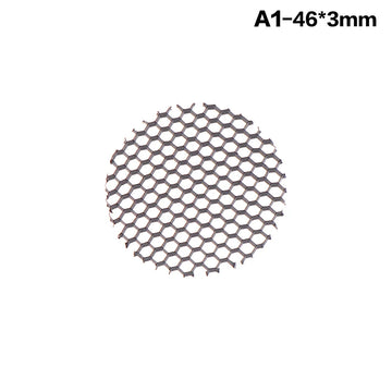 grille circulaire led noir maille fine moderne éclairage doux antiéblouissement chambre salon