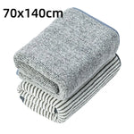serviette bain fibre bambou rayures noires gris clair séchage rapide adultes moderne MACHINE