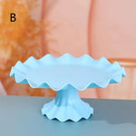 présentoir gâteau silicone rose bleu classique opalescent anniversaire mariageDecoration événementnelle support plateau gâteaux