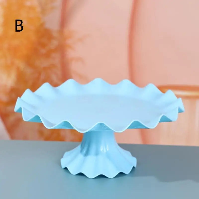 présentoir gâteau silicone rose bleu classique opalescent anniversaire mariageDecoration événementnelle support plateau gâteaux