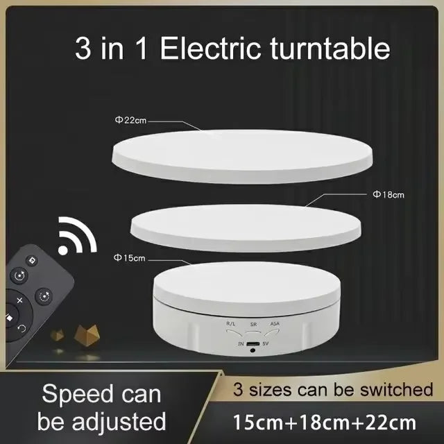 tourne disque électrique moderne noir blanc rechargeable télécommande