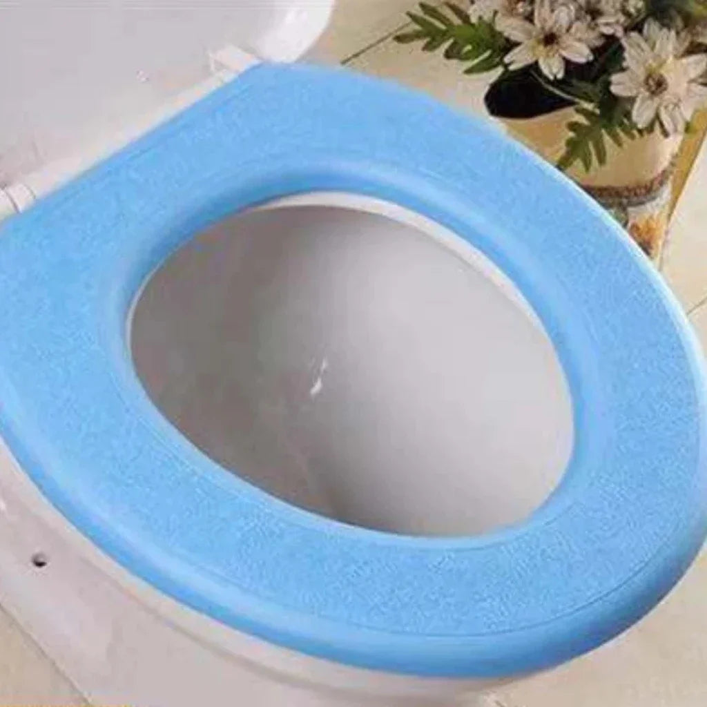 housse siège toilette imperméable lavable couleur rose bleu vert violet moelleuse confortable