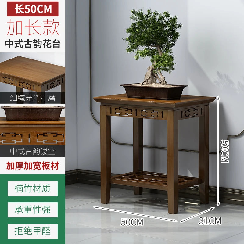 meuble rangement plantes marron foncé structure ajourée moderne sans fixation multiple tailles incluses