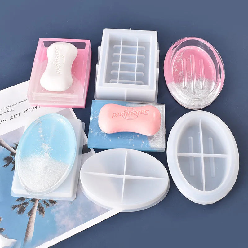 moules savon silicone motifs floraux transparents moderne minimaliste