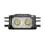 lampe frontale rechargeable led noir bandeau ajustable pleine nuit activité outdoor