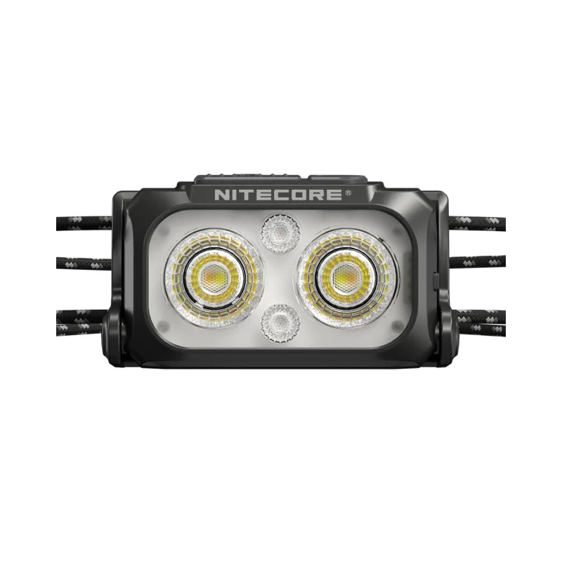 lampe frontale rechargeable led noir bandeau ajustable pleine nuit activité outdoor