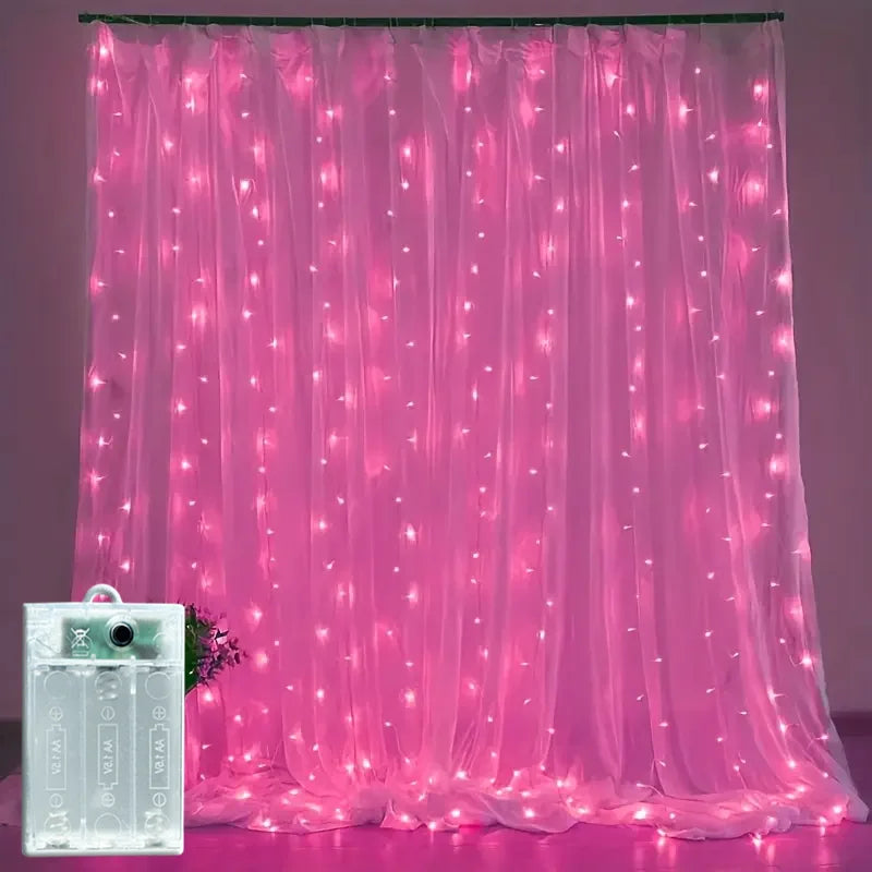 guirlande lumineuse led blanc moderne 3m 3m 300 led points lumineux auto batterie non
