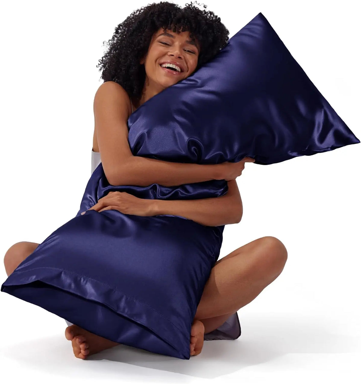 coussins satinés bleu marine gris clair rose pâle gris foncé doux moderne élégants polyester