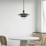 suspension lumineuse moderne alliage gris noir géométrique réglable 90 260V 249 2000lm