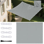 toile d'ombrage beige uni moderne 2x2m 2x3m 3x3m 3x4m 4x5m opaques