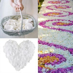décoration mariage blanc rose orange violet 1000 pétales artificiels texturés intérieurextérieur