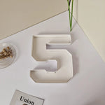 numéros carton blanc moderne anniversaire fête révélation sexe baptême minimaliste remplissables occassionnels évènements