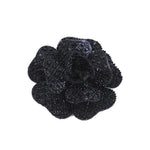 broches fleurs relief strass couleur bleue rose marron adhésif élégantes vêtements accessoires mode classiques