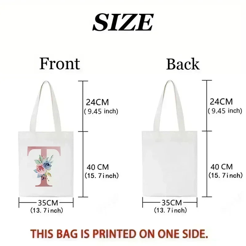sac main toile blanche cerises rubans have good day moderne casual doux imprimé seul