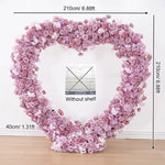Arche fleurs rose romantique décoration extérieure mariage anniversaire événement table