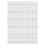 bande led blanc moderne 562mm connecteurs 3v led kit 14pcs