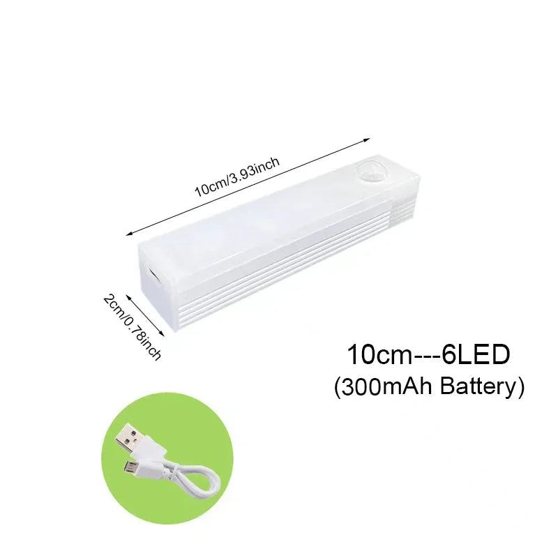 ruban lumineux led blanc blanc chaud moderne aimant câble usb 50cm 30cm 20cm 10cm