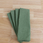 serviettes table polyester couleur rouge orange noir bleu gris vert classique opacité 30x45cm durable