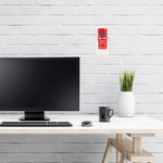 porte télécommande mural auto adhésif pièces blanc moderne minimaliste anti poussière