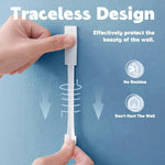 clips fixation cadre adhésif blanc moderne décoration mur suspendu photo maison DIY