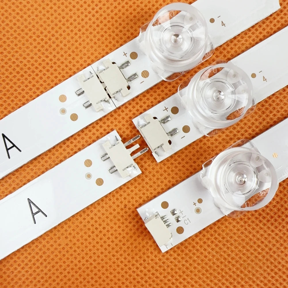 bandes rétroéclairage led blanc modernes clips téléviseur 110 240v 8led aluminium 65pouces