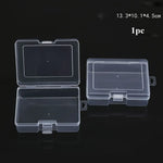 boîtes rangement transparentes modernes empilables poignées diverses tailles outils accessoires organisation pratique