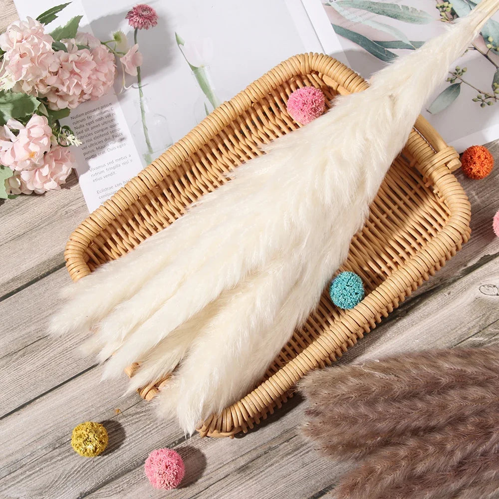 décoration boho bouquet plumes blanches douces intérieur anniversaire mariage