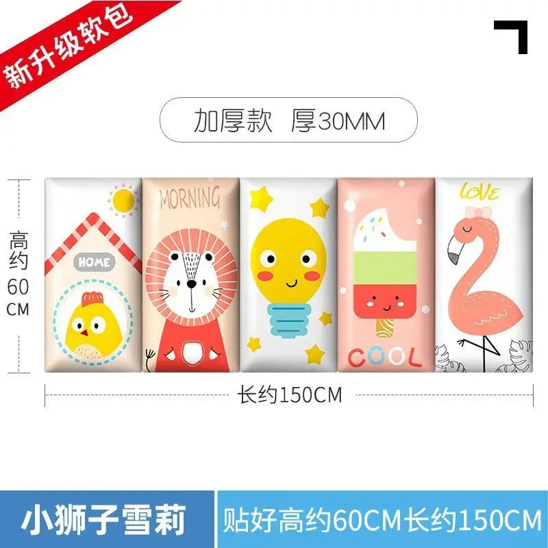 tapis sol enfant rose motifs lapins mignons décoration chambre bébé moderne 150cm doux