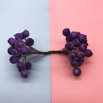 décoration noël guirlande artificielle boules rondes rouge bleu blanc marron naturel intérieur 40 pièces