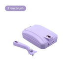 brosse poils rose clair moderne poignée nettoyer tapis canapé lit