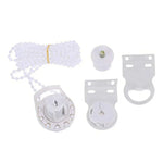 rideau blanc moderne kit clips rouleau accessoires fenetre store enrouleur fixations blancs opacité