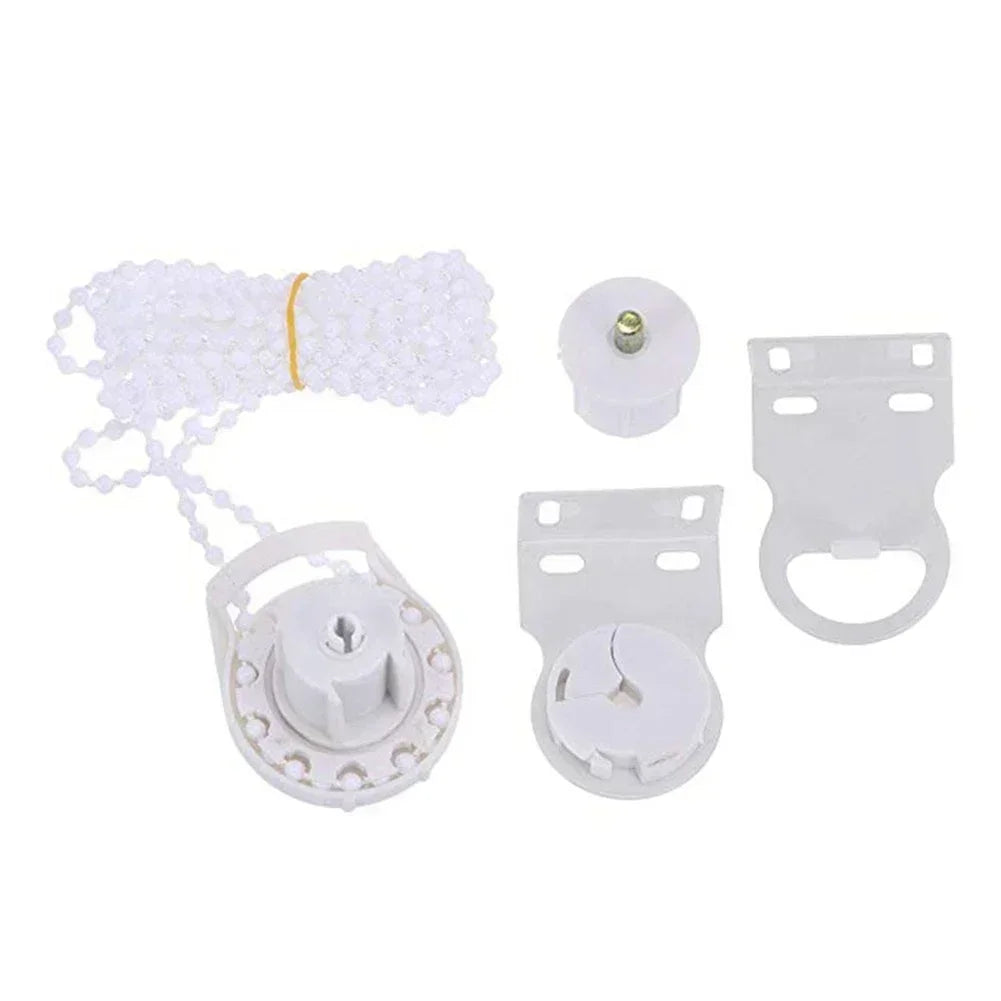 rideau blanc moderne kit clips rouleau accessoires fenetre store enrouleur fixations blancs opacité