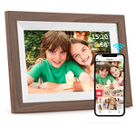 Cadre photo numérique écran tactile 1280x800 32Go Wi Fi résolution haute qualité bois minimalisteécran