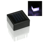 lampe solaire led noir blanche adhésive patio jardin décoration paysagère moderne minimaliste