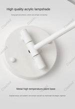 lampe murale articulée moderne noir blanc bois naturel minimaliste aluminium fer
