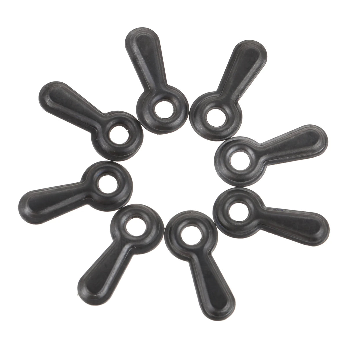 clips fixation métal noir modernes vis 100 pièces