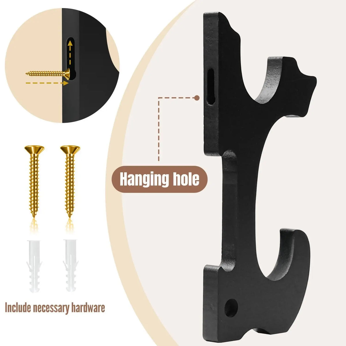 support d'étagère murale bois katana épée decoration japonaise présentoir épingle fusil sniper chambre salon