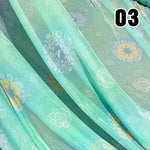 tissu polyester acrylique fleurs motifs floraux classique chinois haute absorption bricolage decoration 50x150cm aramide