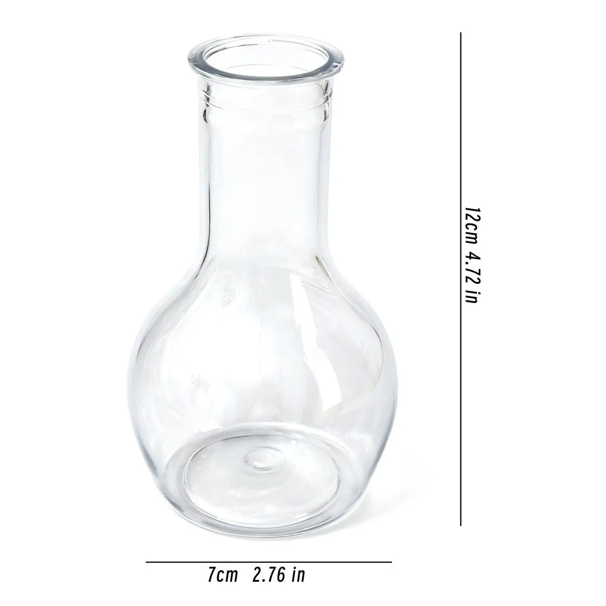 vases hydroponiques transparents modernes plantes tables jardins décoration bureaux