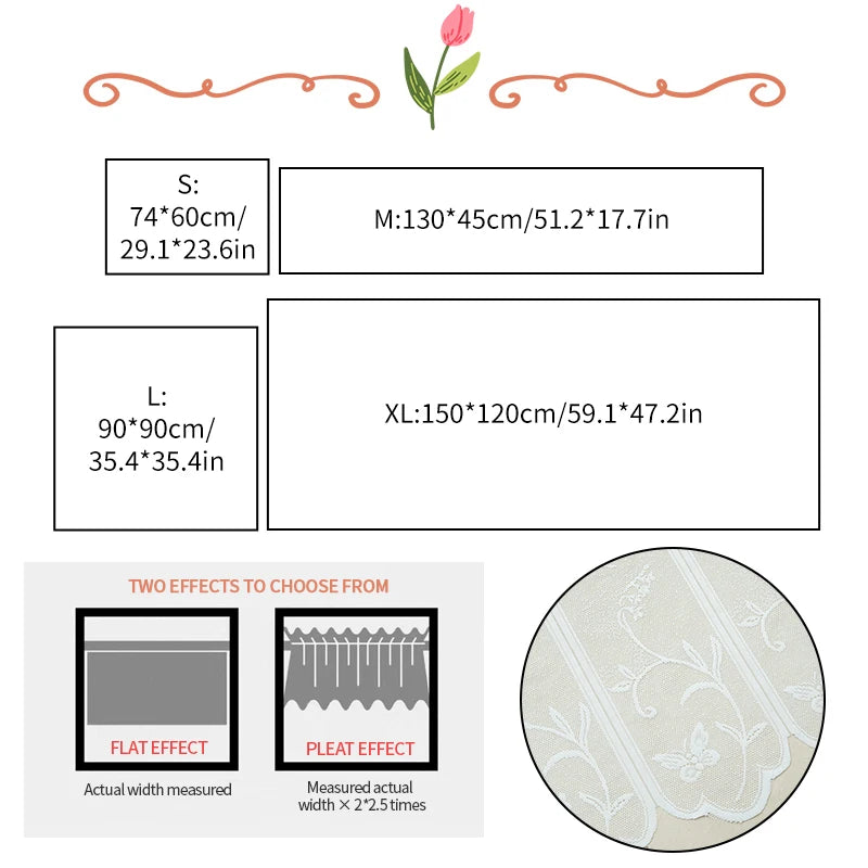 rideau blanc brodé papillons transparent bordure dentelée salon lin japonaisextérieur
