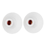 support lampe moderne plastique noir blanc texture mat douille e26 e27 fixée