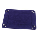 organiseur rangement moderne velours violet bleu vert rouge marron eyelets
