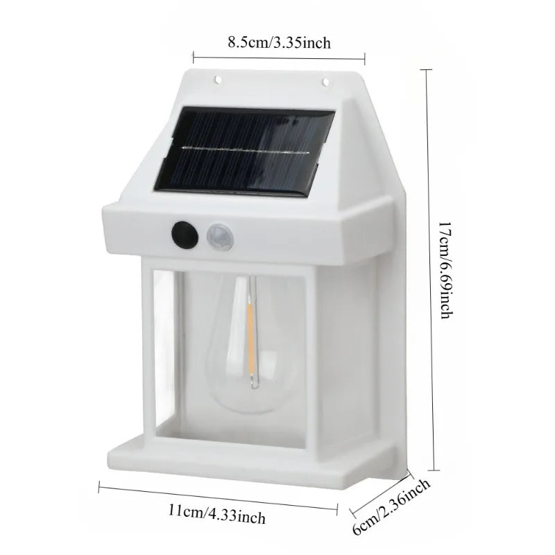 lampe murale solaire ip65 protection automatique contemporaine led noir matériau abs moderne