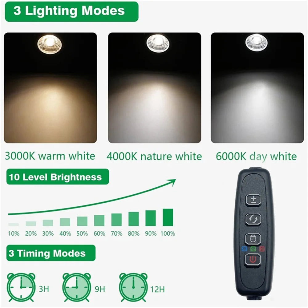 lampe sol led pinces réglable moderne noir clip intégré lumière table chambre atelier